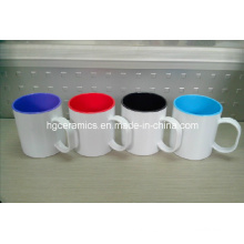 Sublimation Plastic Mug, Two Tone Sublimation Plastic Mug